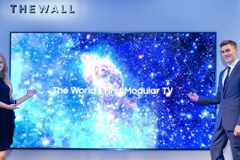 Màn hình micro-LED The Wall của Samsung. (Nguồn: Samsung)