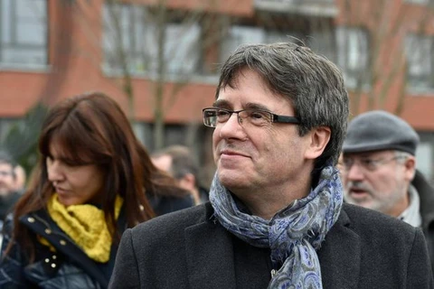 Cựu Thủ hiến Catalonia Carles Puigdemont. (Nguồn: AFP)