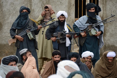 Các tay súng Taliban ở tỉnh Farah, Afghanistan. (Nguồn: AP)