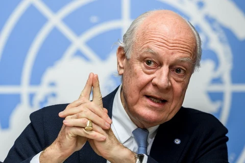 Đặc phái viên Liên hợp quốc về Syria, Staffan de Mistura. (Nguồn: AFP)