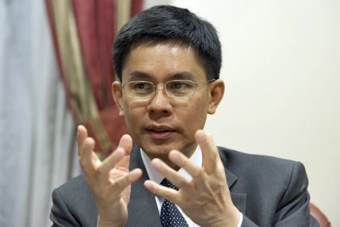 Ông Panitan Wattanayagorn, cố vấn của Phó Thủ tướng kiêm Bộ trưởng Quốc phòng Prawit Wongsuwan. (Nguồn: AFP)