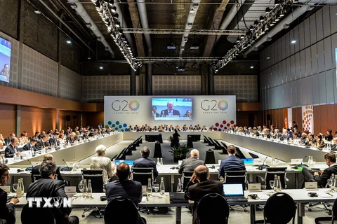 Toàn cảnh lễ khai mạc hội nghị bộ trưởng tài chính G20. (Nguồn: AFP/TTXVN)