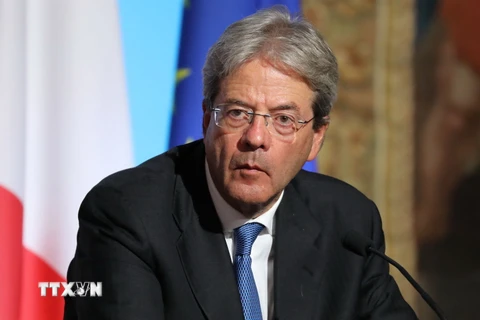 Thủ tướng Italy Paolo Gentiloni. (Nguồn: AFP/TTXVN)