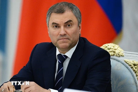 Chủ tịch Duma quốc gia (Hạ viện Nga) Vyacheslav Volodin. (Nguồn: Sputnik/TTXVN)