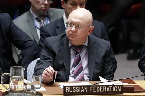 Đại sứ Nga tại Liên hợp quốc Vassily Nebenzia. (Nguồn: THX/TTXVN)