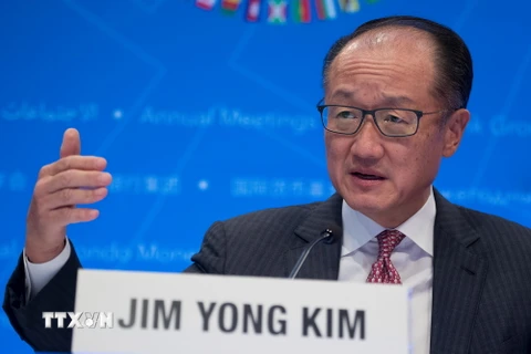 Chủ tịch Ngân hàng Thế giới Jim Yong Kim. (Nguồn: THX/TTXVN)