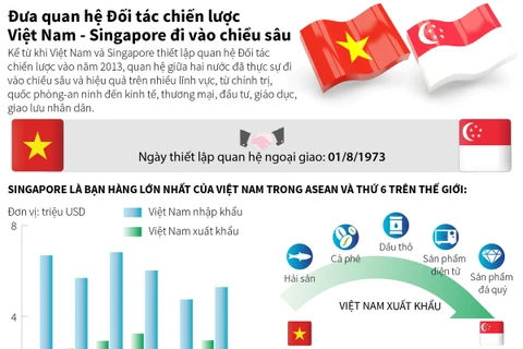 [Infographics] Phát triển Đối tác chiến lược Việt Nam-Singapore 