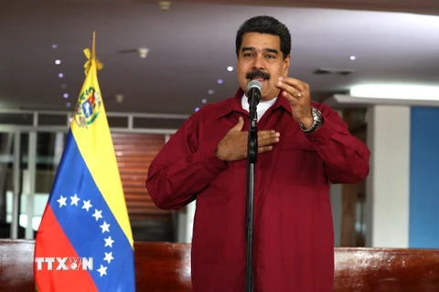 Tổng thống Venezuela Nicolas Maduro. (Nguồn: EPA-EFE/ TTXVN)