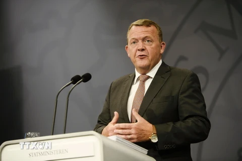 Thủ tướng Đan Mạch Lars Lokke Rasmussen. (Nguồn: AFP/TTXVN)