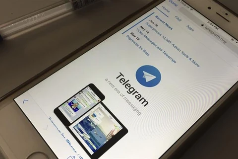 Giao diện ứng dụng Telegram. (Nguồn: AP)