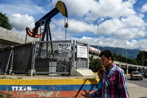 Cở sở khai thác dầu tại Caracas, Venezuela ngày 14/11/2017. (Nguồn: AFP/TTXVN)