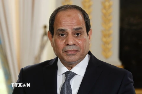 Tổng thống Ai Cập Abdel-Fattah El-Sisi . (Nguồn: AFP/TTXVN)