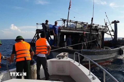 Khẩn trương ứng cứu thuyền viên tàu cá bị tai biến trên biển