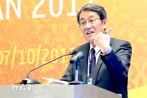Ông Umeda Kunio, Đại sứ Đặc mệnh toàn quyền Nhật Bản tại Việt Nam. (Ảnh: Tiên Minh/TTXVN)