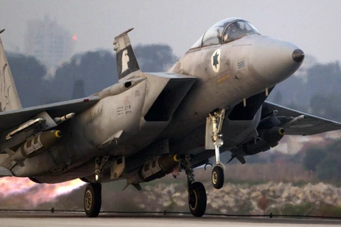 Máy bay ném bom của Israel. (Nguồn: MintPress News)