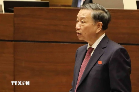 Thượng tướng Tô Lâm, Ủy viên Bộ Chính trị, Bộ trưởng Bộ Công an. (Nguồn: TTXVN)