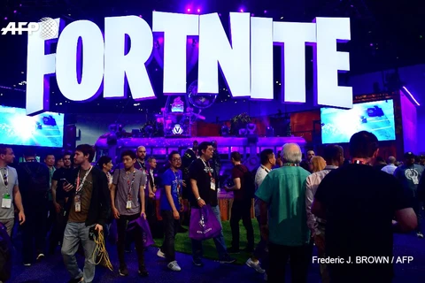 Gian hàng trò chơi Fortnite tại triển lãm E3. (Nguồn: AFP)