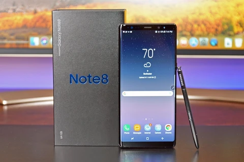Điện thoại Samsung Galaxy Note 8. (Nguồn: DetroitBORG/Youtube)