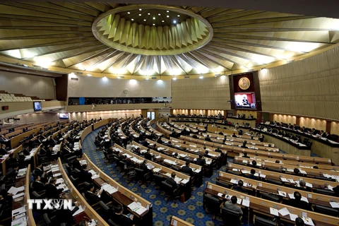Ảnh tư liệu: Toàn cảnh một phiên họp Quốc hội Thái Lan. (Nguồn: AFP/TTXVN)