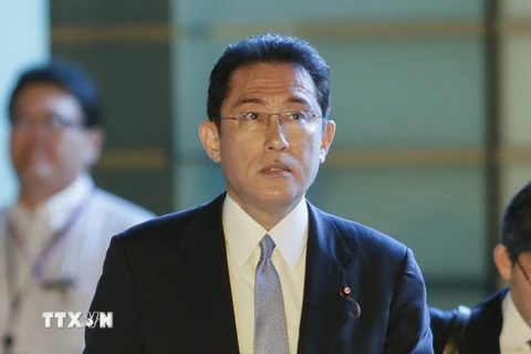 Ngoại trưởng Nhật Bản Fumio Kishida tại thủ đô Tokyo ngày 28/7. (Nguồn: EPA/TTXVN)