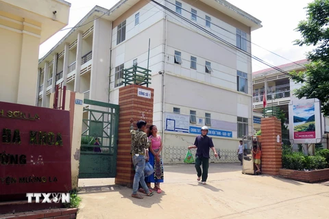 Bệnh viện Đa khoa huyện Mường La là bệnh viên hạng III trực thuộc Sở Y tế tỉnh Sơn La. (Ảnh: Diệp Anh/TTXVN)