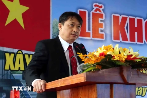 Phó Chủ tịch Ủy ban Nhân dân thành phố Đà Nẵng Đặng Việt Dũng. (Ảnh: Trần Lê Lâm/TTXVN)