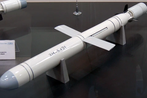 Tên lửa hành trình tấn công 3M-14 Kalibr. (Nguồn: WIKIPEDIA)