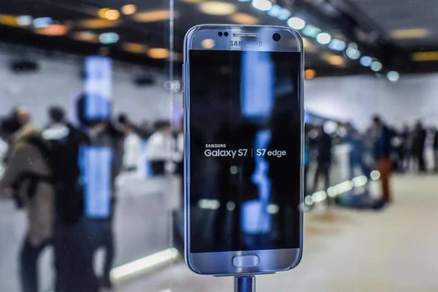 Điện thoại Samsung Galaxy S7. (Nguồn: AFP)