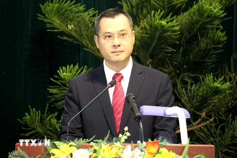 Ông Phạm Đại Dương vừa được bầu làm Chủ tịch Ủy ban nhân dân tỉnh Phú Yên. (Ảnh: Thế Lập/TTXVN)