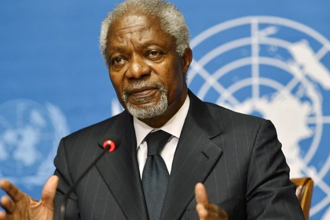 Cựu Tổng Thư ký Liên hợp quốc Kofi Annan. (Nguồn: Getty)