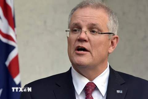 Thủ tướng mới đắc cử của Australia Scott Morrison. (Nguồn: AFP)