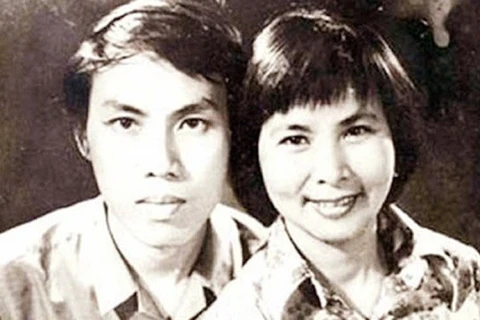 Nhà thơ, nhà viết kịch Lưu Quang Vũ và nhà thơ Xuân Quỳnh