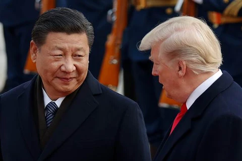 Chủ tịch Trung Quốc Tập Cận Bình và Tổng thống Mỹ Trump. (Nguồn: Reuters)