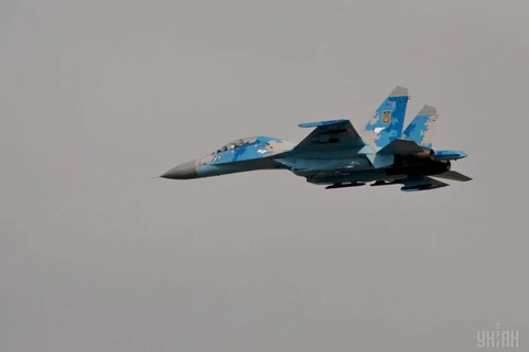 Máy bay chiến đấu của Ukraine tham gia tập trận. (Nguồn: Unian)