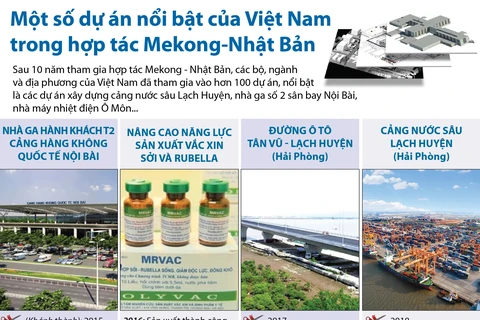 Một số dự án nổi bật của Việt Nam trong hợp tác Mekong-Nhật Bản