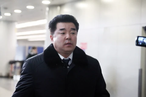 Bộ trưởng Thể thao kiêm Chủ tịch Ủy ban Olympic Triều Tiên Kim Il-guk. (Nguồn: Yonhap)