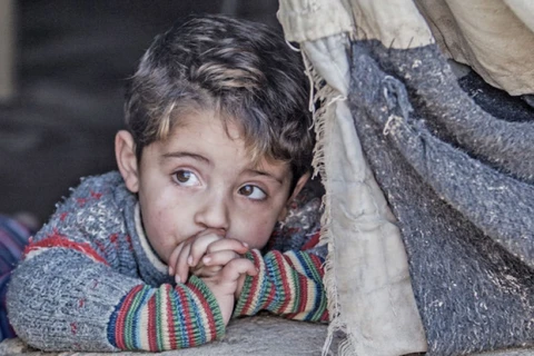Một em nhỏ Syria trong trại tị nạn ở Iraq. (Nguồn: trtworld.com/mea/u)