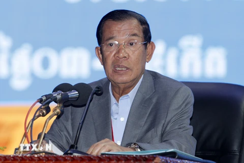 Thủ tướng Campuchia Samdech Hun Sen. (Nguồn: THX/TTXVN)