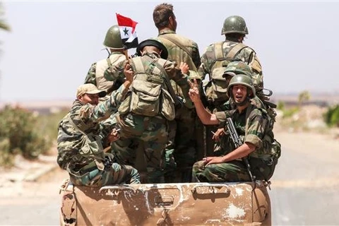 Binh sỹ quân chính phủ Syria. (Nguồn: AFP)
