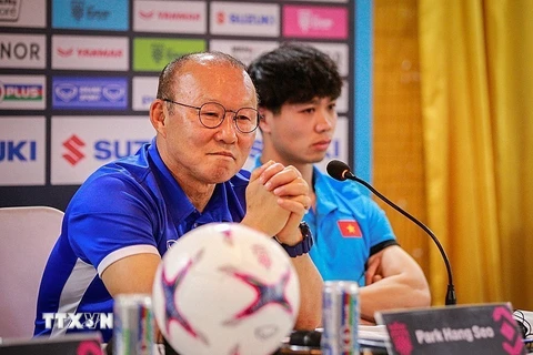 Huấn luyện viên Park Hang-seo. (Nguồn: TTXVN)