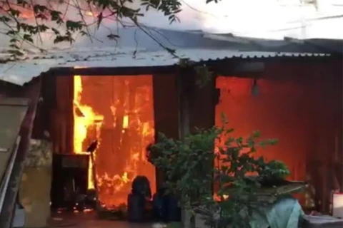​TP Hồ Chí Minh: Cháy lớn thiêu rụi 7 phòng trọ và nhiều tài sản