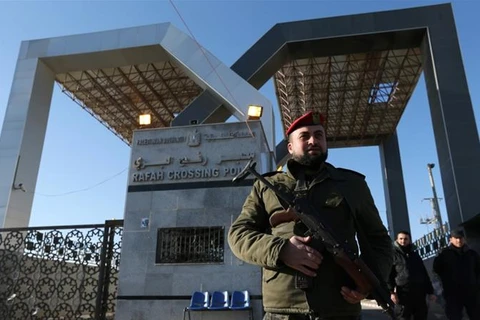 Cửa khẩu biên giới Rafah giữa Dải Gaza và Ai Cập. (Nguồn: Reuters)