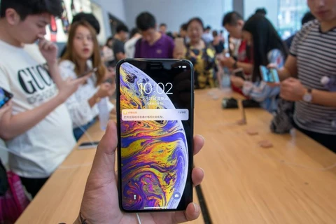 iPhone XS tại một cửa hàng ở Thượng Hải. (Nguồn: Getty Images)