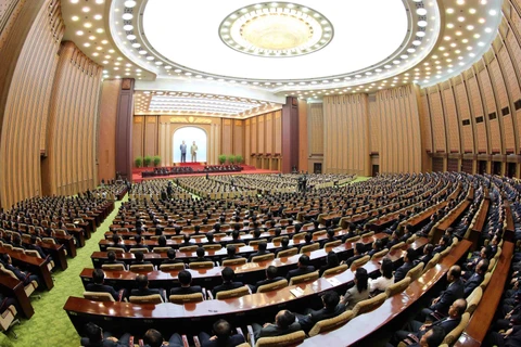 Quốc hội Triều Tiên. (Nguồn: Nikkei Asian Review)