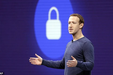 Giám đốc điều hành Facebook Mark Zuckerberg. (Nguồn: AP)