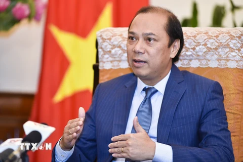 Thứ trưởng Bộ Ngoại giao Nguyễn Quốc Dũng. (Nguồn: TTXVN phát)