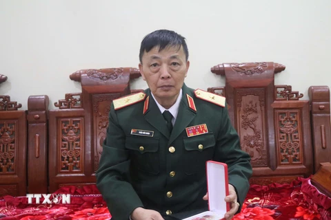Thiếu tướng Trần Hữu Hoàn. (Ảnh: Chu Hiệu/TTXVN)