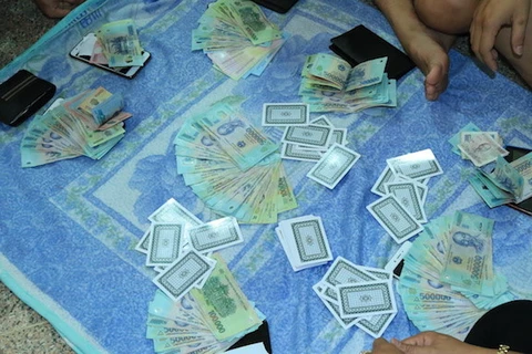Thanh Hóa triệt xóa hai ổ đánh bạc, bắt giữ 24 đối tượng