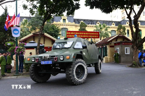 [Photo] Công an Hà Nội ra quân bảo vệ an ninh cho thượng đỉnh Mỹ-Triều