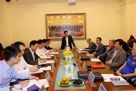 Bộ trưởng Nguyễn Ngọc Thiện phát biểu chỉ đạo tại buổi làm việc. (Nguồn: vff.org.vn)